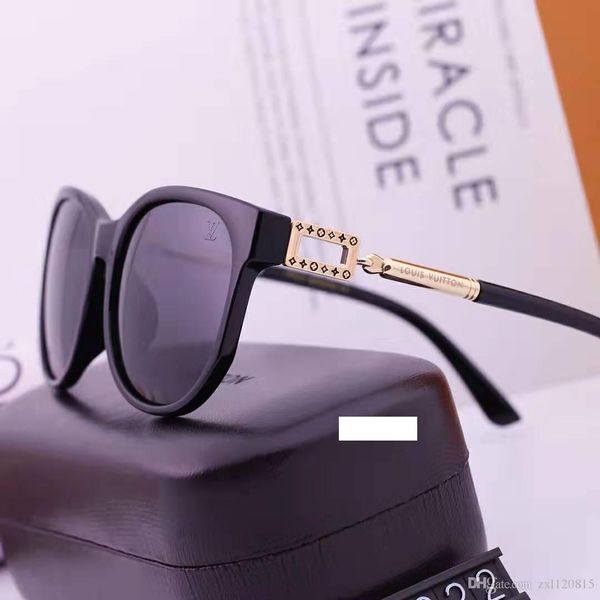 

2019 luxury- classic pilot sunglasses designer brand mens womens sun glasses eyewear metal glass lenses, White;black