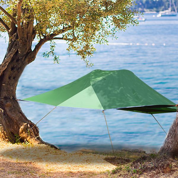 

flyportable outdoor camping tent 2 person double layer hammock with mosquito net sleeping bed beach travel tree tent