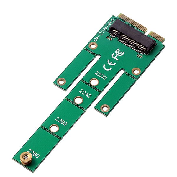 

m.2 b+m key ngff to msata ssd sata iii pcb board converter