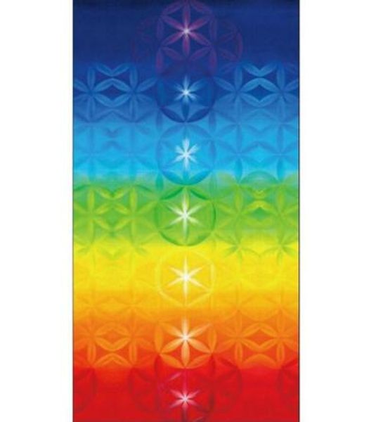 

hanging blanket rainbow 7 chakra mandala bohemia blanket tapestry summer beach towel yoga mat dhl free