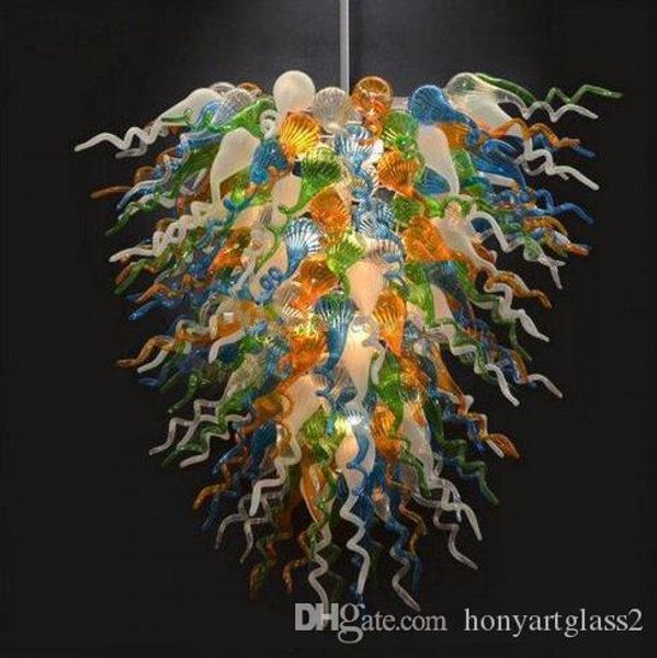 

colored blown glass light unique modern design home lamps living room furniture dining room murano chandelier