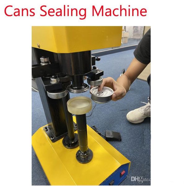

Automatic smartbud aluminum 420 Dry Herb Flower Tin cans sealing machine easy operate beer can sealer plastic metal 710 tin cap