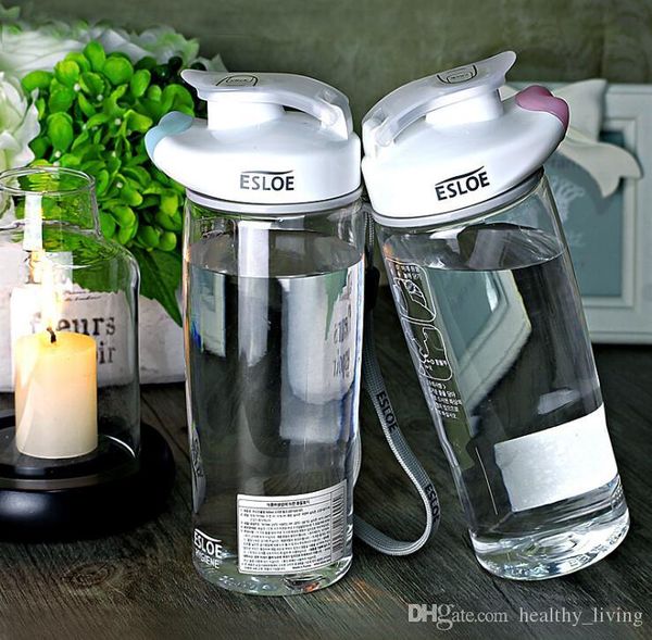 

share cups plastic cups walking cups male girls students transparents esloe creative cup gift portable outdoor sports kettle mug 5889