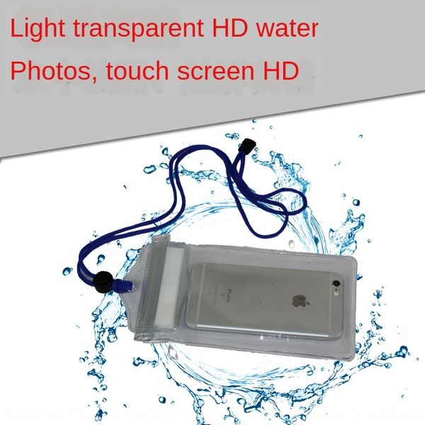 

pvc transparent mobile phone outdoor travel waterproof swimming bag sealed waterproof mobile phone bag