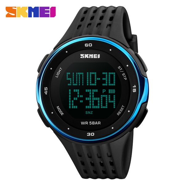 

military 5atm climbing digital wholesale sports dropshipping fashion watches watch swim brand led outdoor wristwatches 1219 men trdpo, Slivery;brown