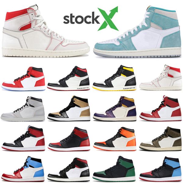 

1s high og men basketball shoes stock x jumpman bred toe court fearless banned gym nyc 1 green shattered backboard women sport sneaker