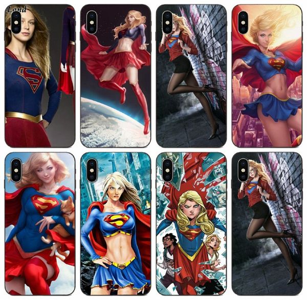 

[tongtrade] supergirl comics dc superhero case for iphone 11 pro max x xs xr 6s 5s 5c plus samsung core 8262 prime honor play 3 lg g3 case