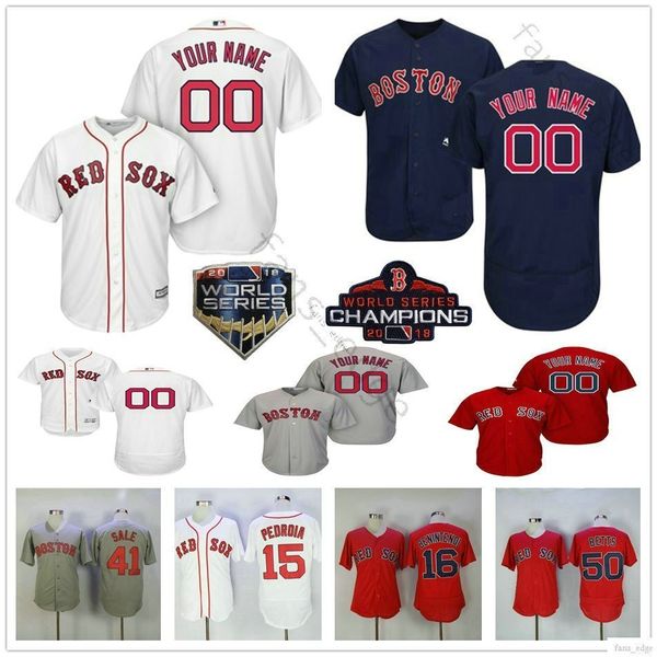 

Custom Boston #11 Rafael Devers 22 Rick Porcello Rico Petrocelli 25 Steve Pearce Man Woman Kids Youth Red Sox Baseball Jerseys