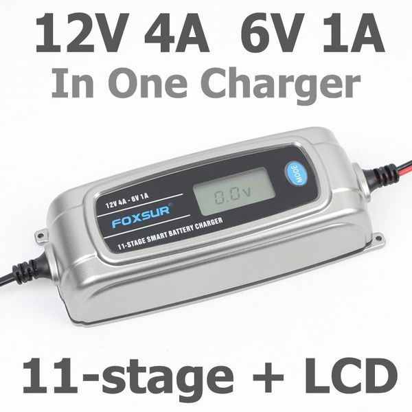 6V//12V 3A//5A Smart Car Battery Charger and Maintainer /& Desulfator Waterproof