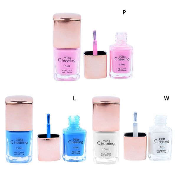 

nail polish with edge protection spill-proof glue for nail quick-drying anti-dirty liquid for, Red;pink
