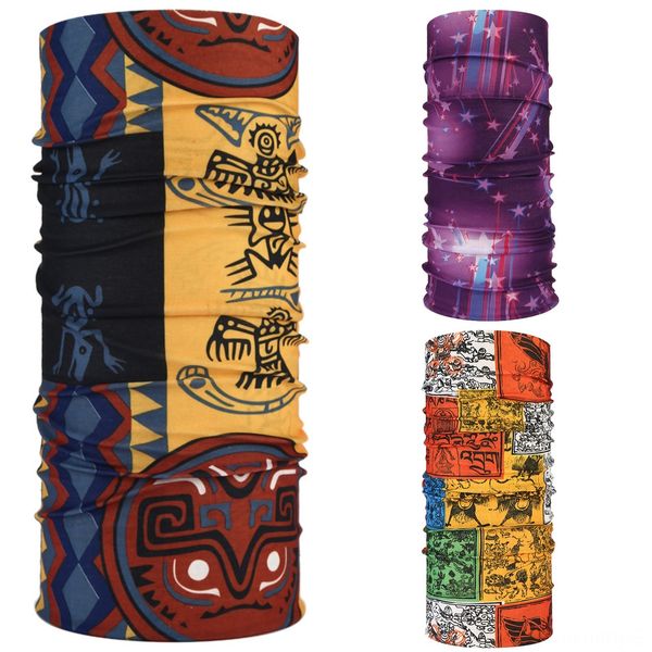 

ua7xs ледяной шелк солнцезащитный крем езда шарф печать треугольник половина маска для лица дышащие балаклавы бандана многофункциональная ма, Black