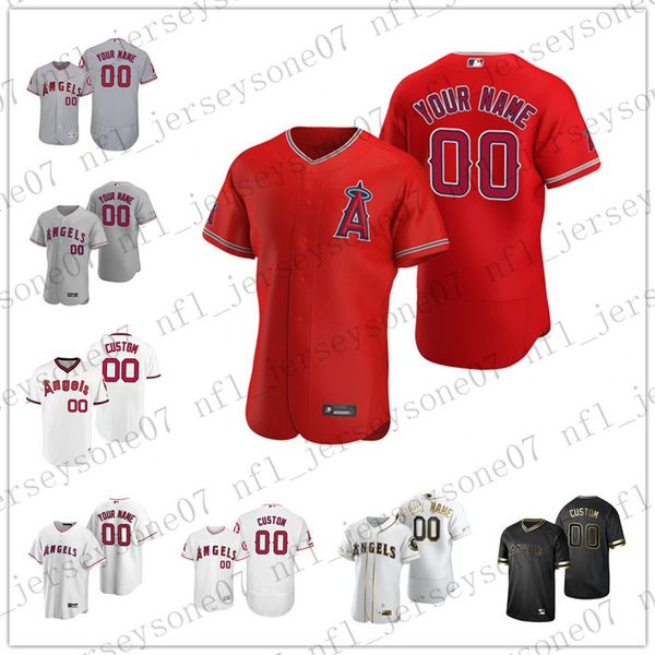 

custom mens women youth los angeles angels grey white red black authentic weekend 2020 home jersey