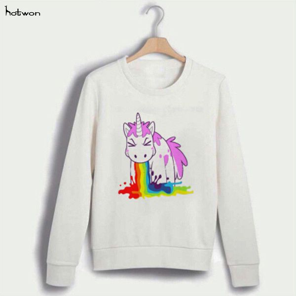 

hoodies 2017 tour dangerous woman unicorn white hoodie womens sweatshirts casual fashion streetwear hooded, Black