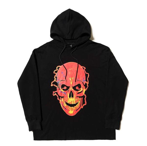 

Череп Толстовка Толстовка Мужчины Женщины Куртки Tracksuit пуловер Хип-хоп Streetwear Harajuk
