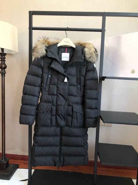

new clothes women brand black long zipper hooded jacket warm women coat outwear coats parka jacket 8-40