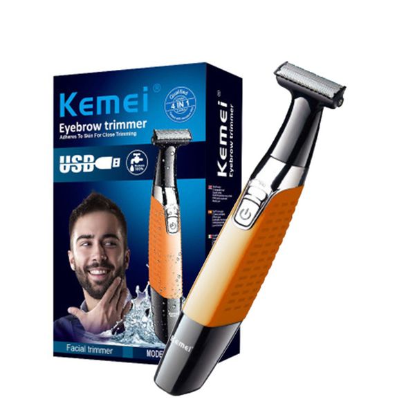 

kemei one blade men's electric beard shaver body face electric razor for male km-1910 stubble trimmer beard shaving