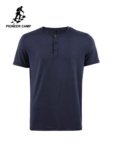 

pioneer camp быстро сухой хенли майка мужчин с коротким рукавом летом кнопка футболка мужской размер us adt902185y, White;black