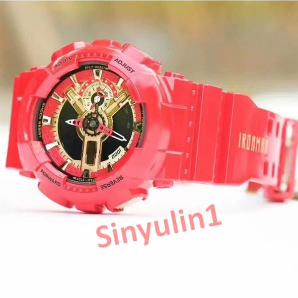 

Новое прибытие Iron Мужские Часы 2019 самый лучший продавая G Стиль Открытый Многофун