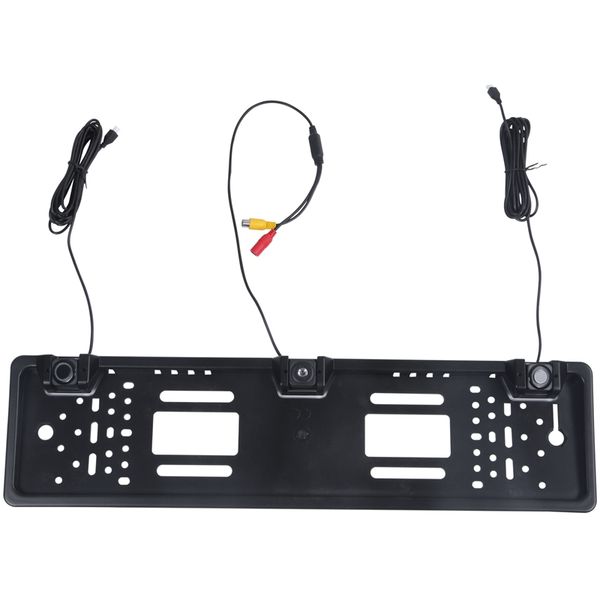 

pz600-l european license plate parking sensor with hd rear view camera car