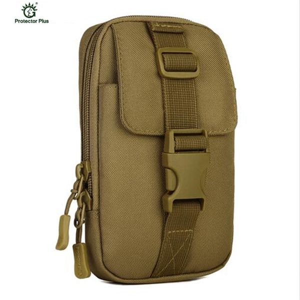 

tactical nylon waterproof molle pouch mobile phone package camouflage climbing army attached packs travel hiking bags