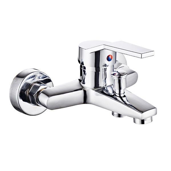 2019 Wall Mounted Triple Bathtub Faucet Valve Bathroom Shower