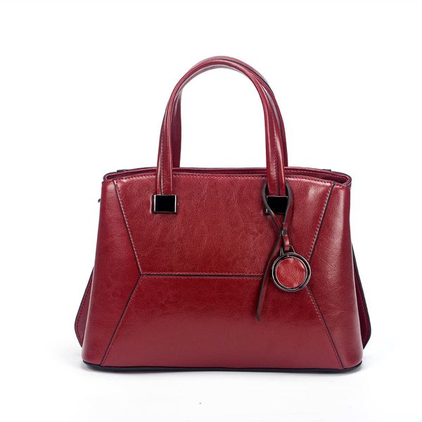 

2020 новая ретро кожаная сумка женская сумка масло воск кожа модный дикий плечо диагональная сумка