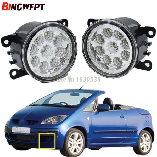 2 teile/para Nebel Lampe Montage Super Helle LED Nebel Licht Halogen licht Für Mitsubishi Colt CZC Cabrio (RG) 2006-2009