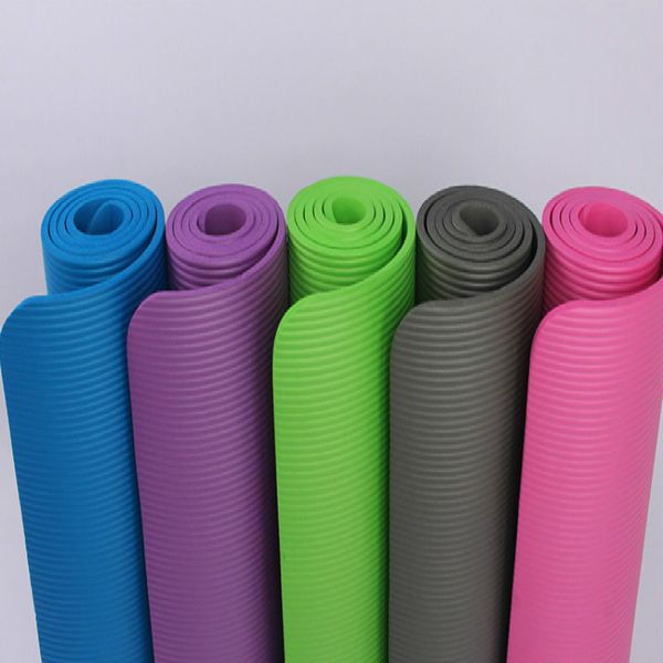 

nbr yoga mat high density 183cm anti-slip thickening 10mm wide yoga mat exercise