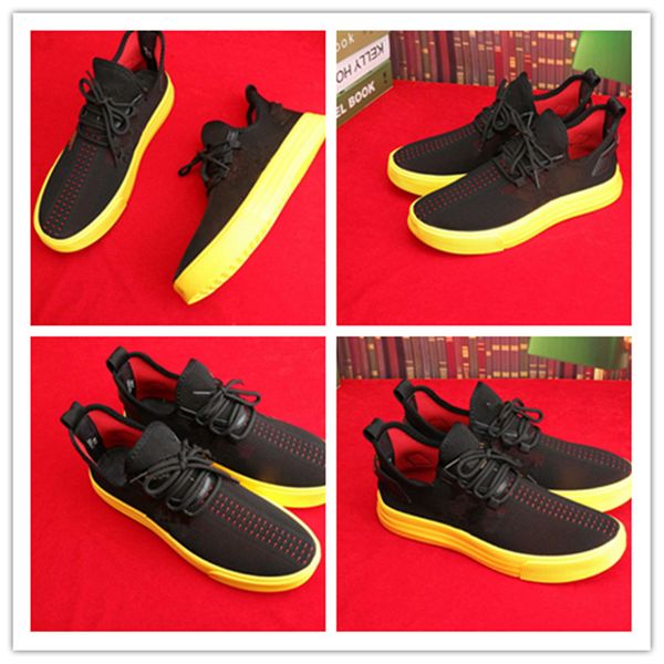 

ultra-light foam bottom, new avant-garde, versatile fashion men's shoes, simple fashion, comfortable personality on the high personalit, Black