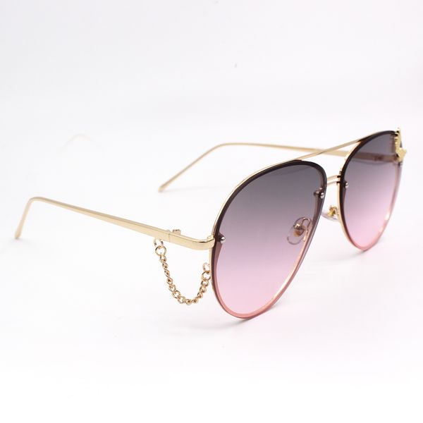 

star chain women gradient sunglasses fashion butterfly glasses oversized sun eyewear uv400 lady unique decoration sunglasses, White;black