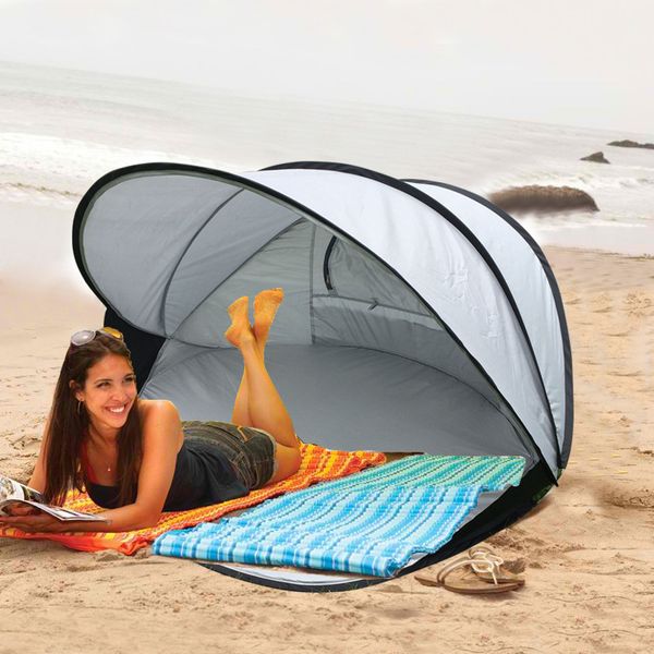 

beach tent sunscreen sunshade automatic outdoor speed open collapsible fishing double tents camping tent