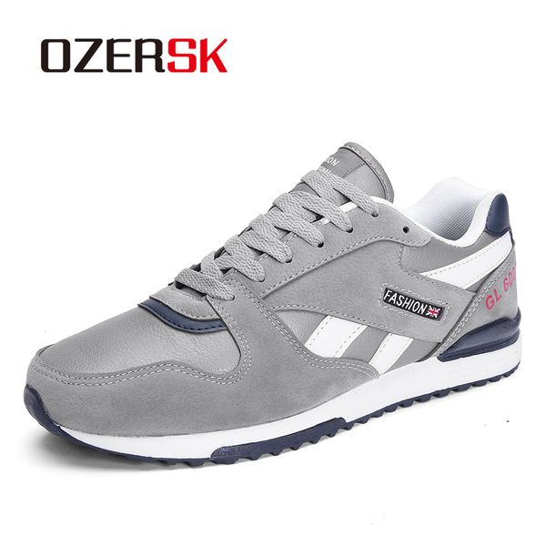 

ozersk brand 2019 new arrivals men shoes breathable all season slip on fahion comfortable stylish casual shoes men, Black