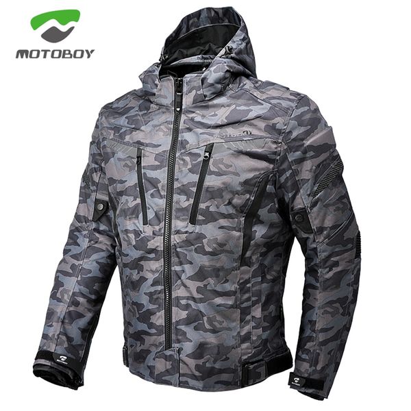 

1pcs men winter motorbike camouflage waterproof warm ce protect cordura textile motorcycle jacket with 5pcs pads