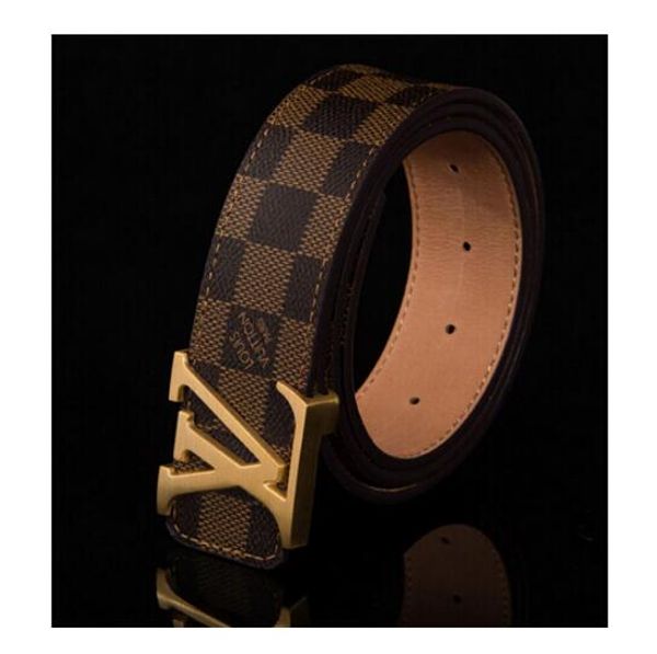 

Лучшие продажи 2019 Люксовый дизайнер пояса Луи Пояс Для Мужчин И Женщин бизнес рем