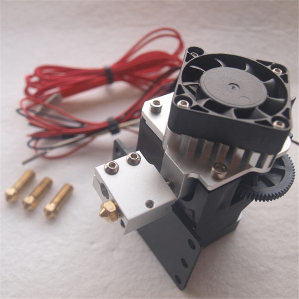 Freeshipping 1,75 mm/3 mm Titan Aero Extruder-Set mit 12 V/24 V 40 W Volcano Hotend-Extruder-Set für Reprap Prusa i3 3D-Drucker Blurolls