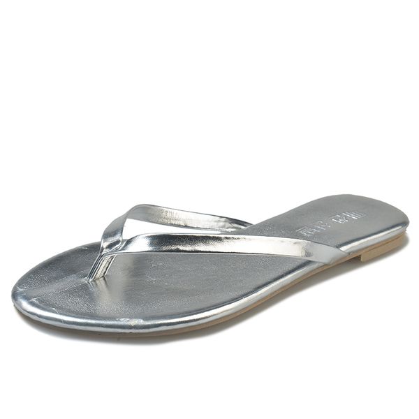 

new summer cool women shoes woman flip flops female comfort flat casual shoes solid gold silver pearl slides beach slippers, Black