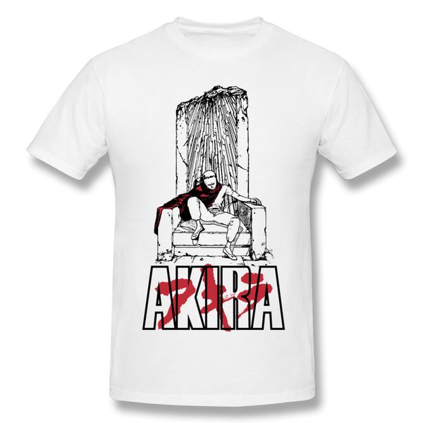 

crewneck quality akira synthwav t shirt for men short sleeve s-6xl homme tee shirt slim fit 100% cotton tees, White;black