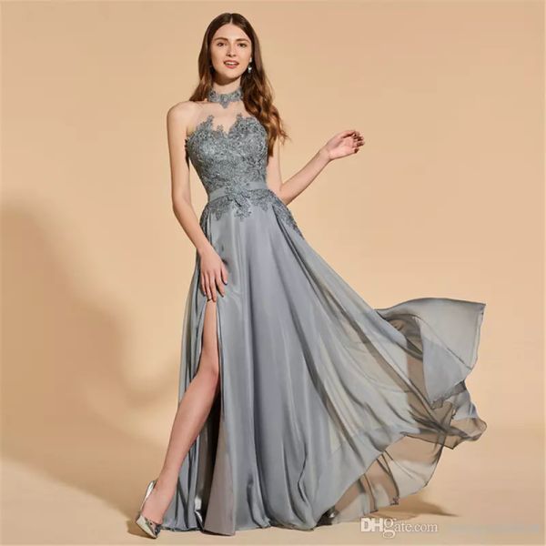 chiffon prom dresses 2018