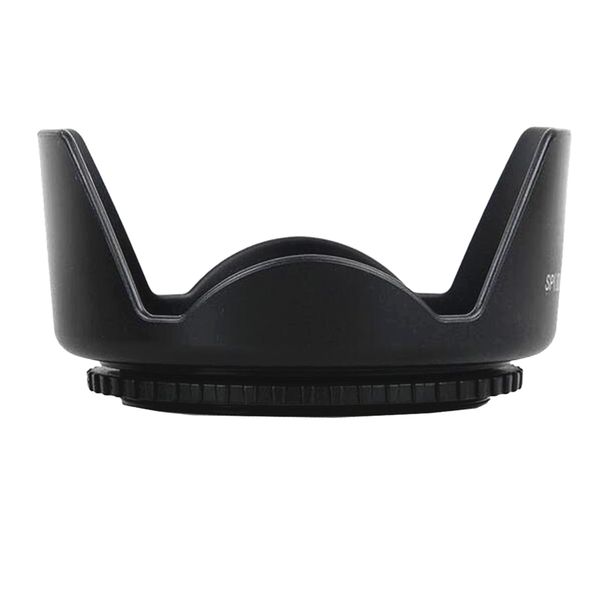 

plastic camera lotus lens sunhood sunshade protector for slr camera, black