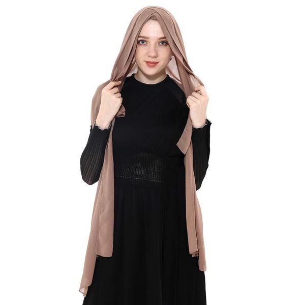 

2019 trendy muslim women chiffon instand hijab malaysia turkish fashion ready to wear hijabs islamic underscarf, Red