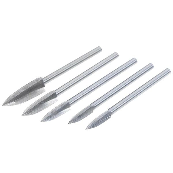 

5 pcs/set wood carving diy engraving drill bit milling cutter carving root tools woodworking supplies