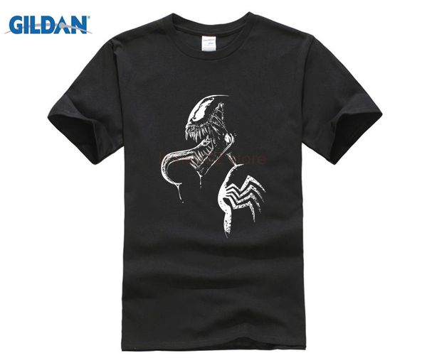 

new shirt spider black t-shirt men's hip hop short sleeve t-shirt, White;black