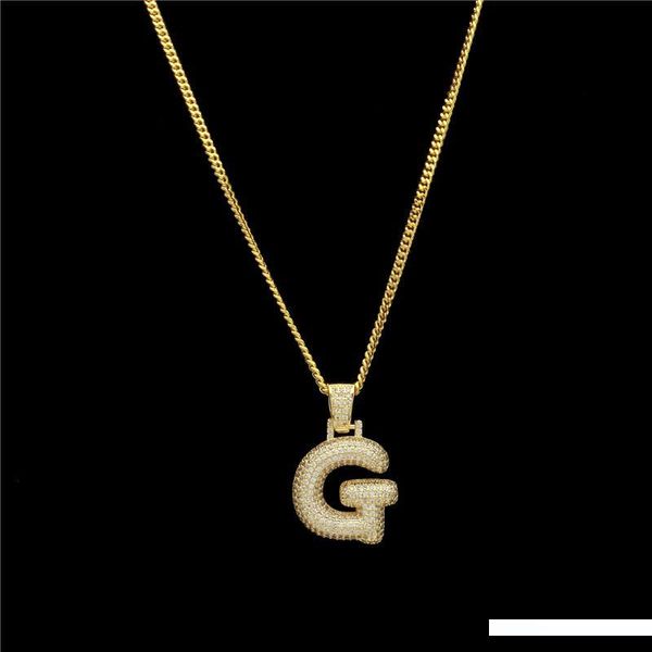 

hiphop письма подвеска ожерелье для мужчин женщины brand design fashion hip hop charm bling ice out позолоченные ювелирные изделия, Silver