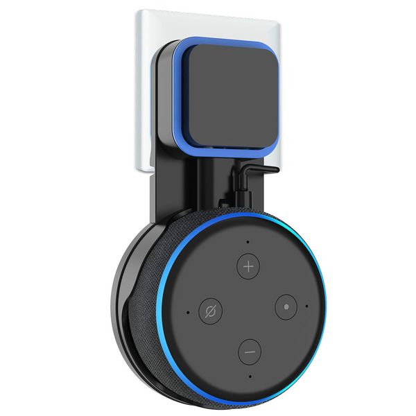

for amazon alexa echo dot 3rd generation outlet wall mount hanger holder stand space saving bracket assistants accessories