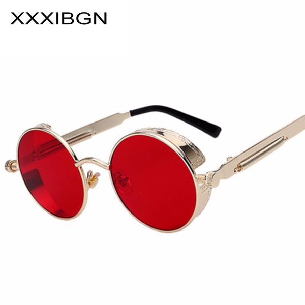 

cjxin retro metal steam punk sunglasses round frames steampunk flips sun glasses men women vintage eyewears uv400 gafas de sol, White;black