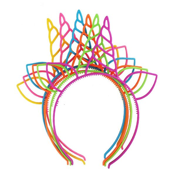 

Free shipping Fashion Children's unicorn headbands girl's BB korean style headwear colorful hair accessories