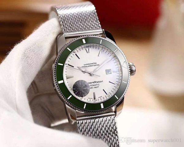 

super factory latest super marine series 42mm luxury men's brand watch asia 8215 self-moving movement ceramic bezel with multi-colo, Slivery;brown