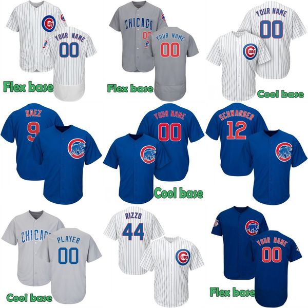 

9 Javier Baez Men Cubs Chicago jersey 12 Kyle Schwarber 24 Craig Kimbrel 5 Albert Almora JR 8 Andre Dawson Baseball Jerseys