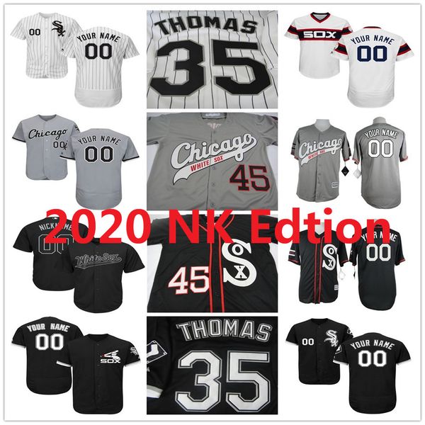 

2020 луис роберт лукас keuchel giolito yasmani grandal тим андерсон абреу эла jimenez йоан монкада майкл kopech бейсбол трикотажные изделия, Blue;black