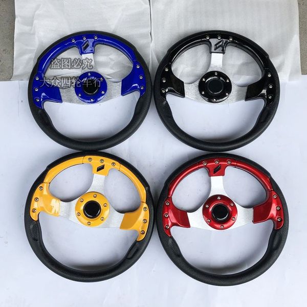 

universal 14 inch 320mm suede/pvc/abs auto racing steering wheels deep corn drifting sport steering wheel with logo
